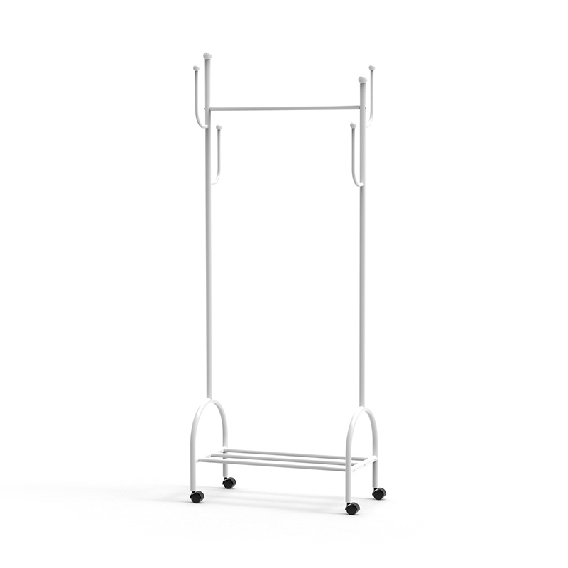 Ánh sáng sang trọng sàn gia dụng đơn giản giá quần áo đơn giản Balcony Balcony đơn giản quần áo thẳng đứng bánh xe